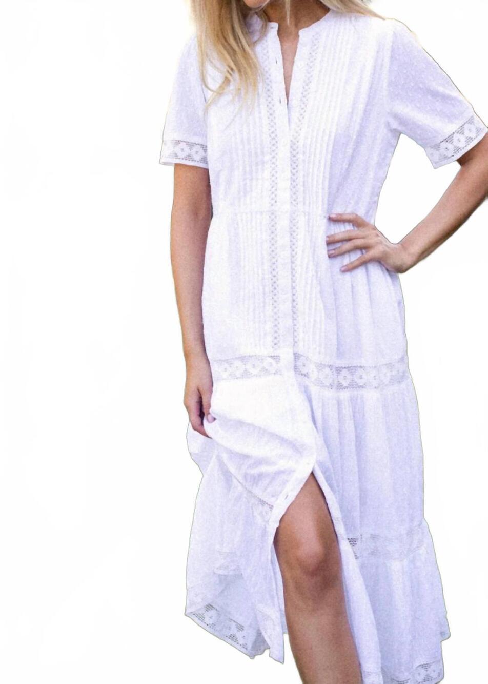 NEW MAREA eve dress in white